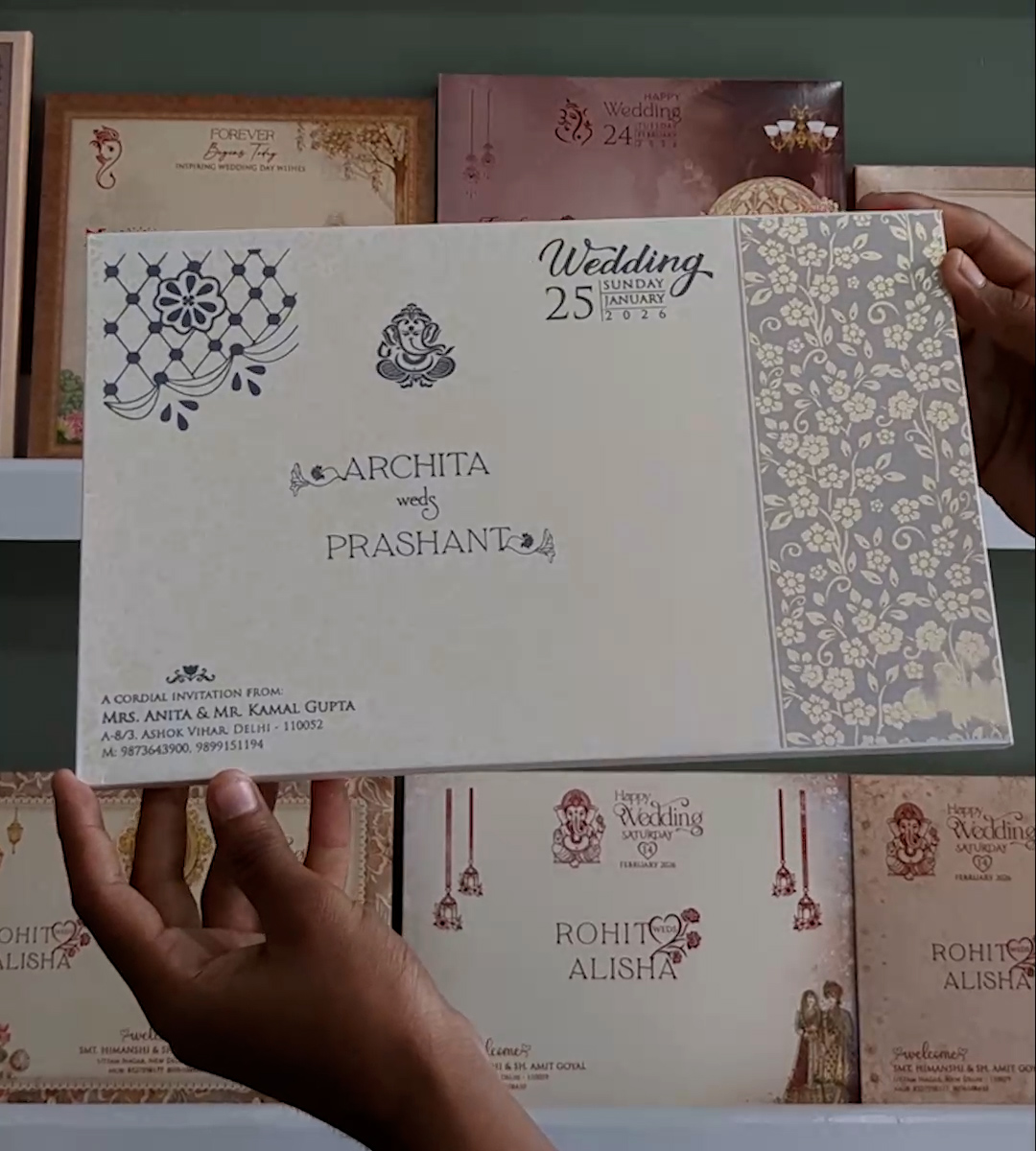 wedding card 3436